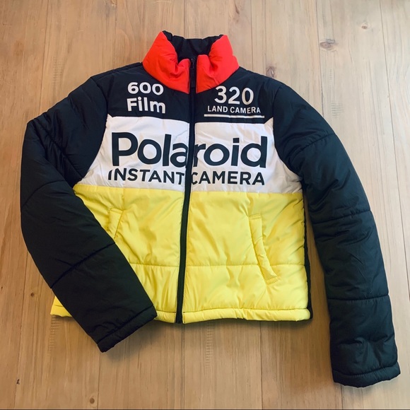 polaroid bubble coat
